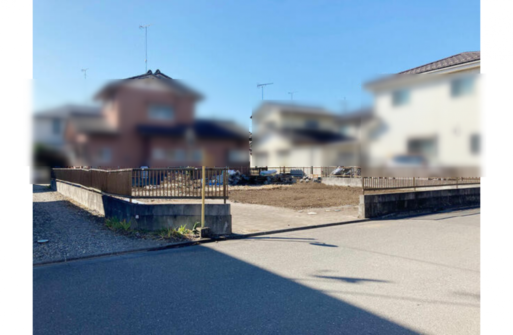 真岡市上大沼、土地の画像です