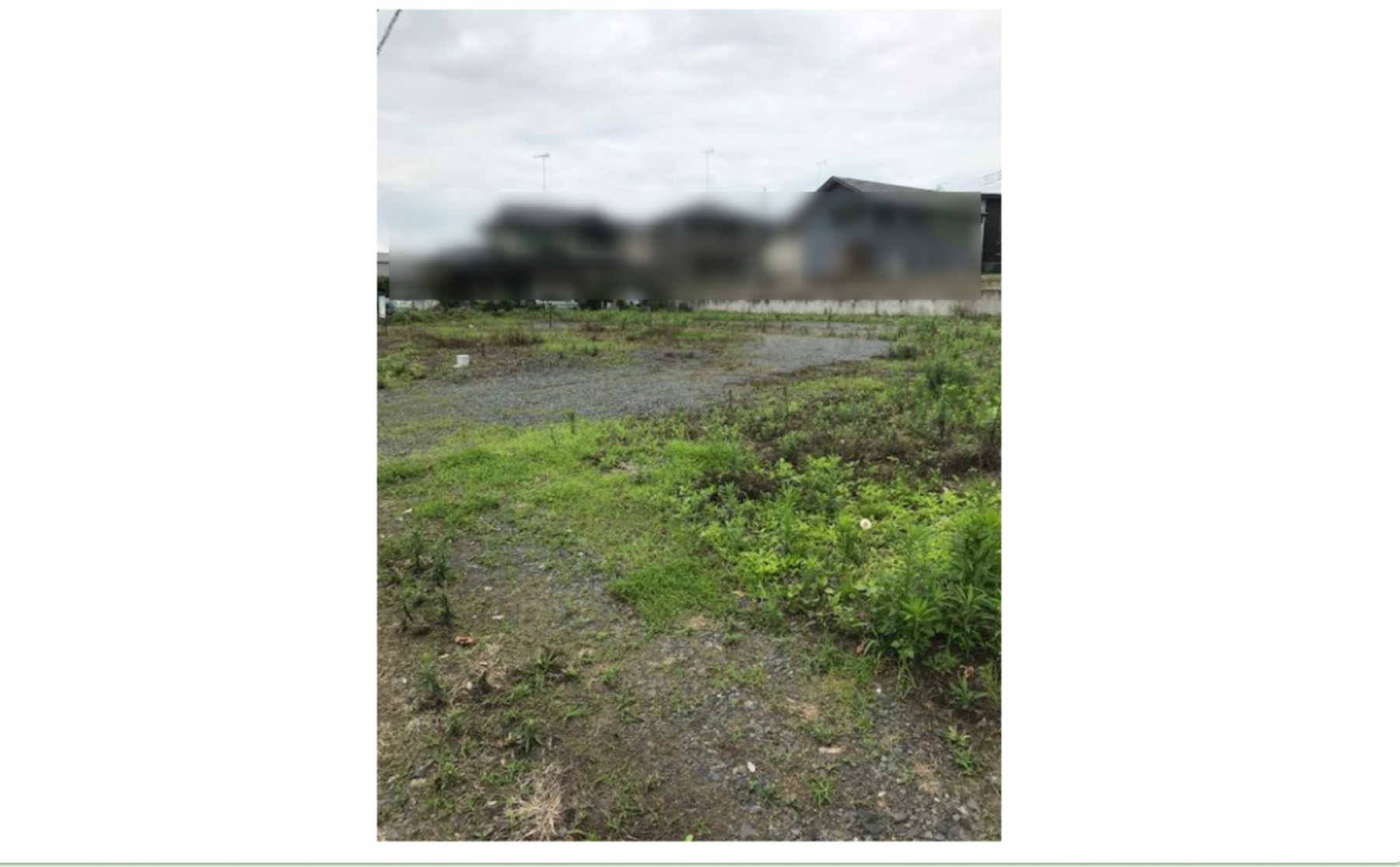 真岡市さくら、土地の画像です