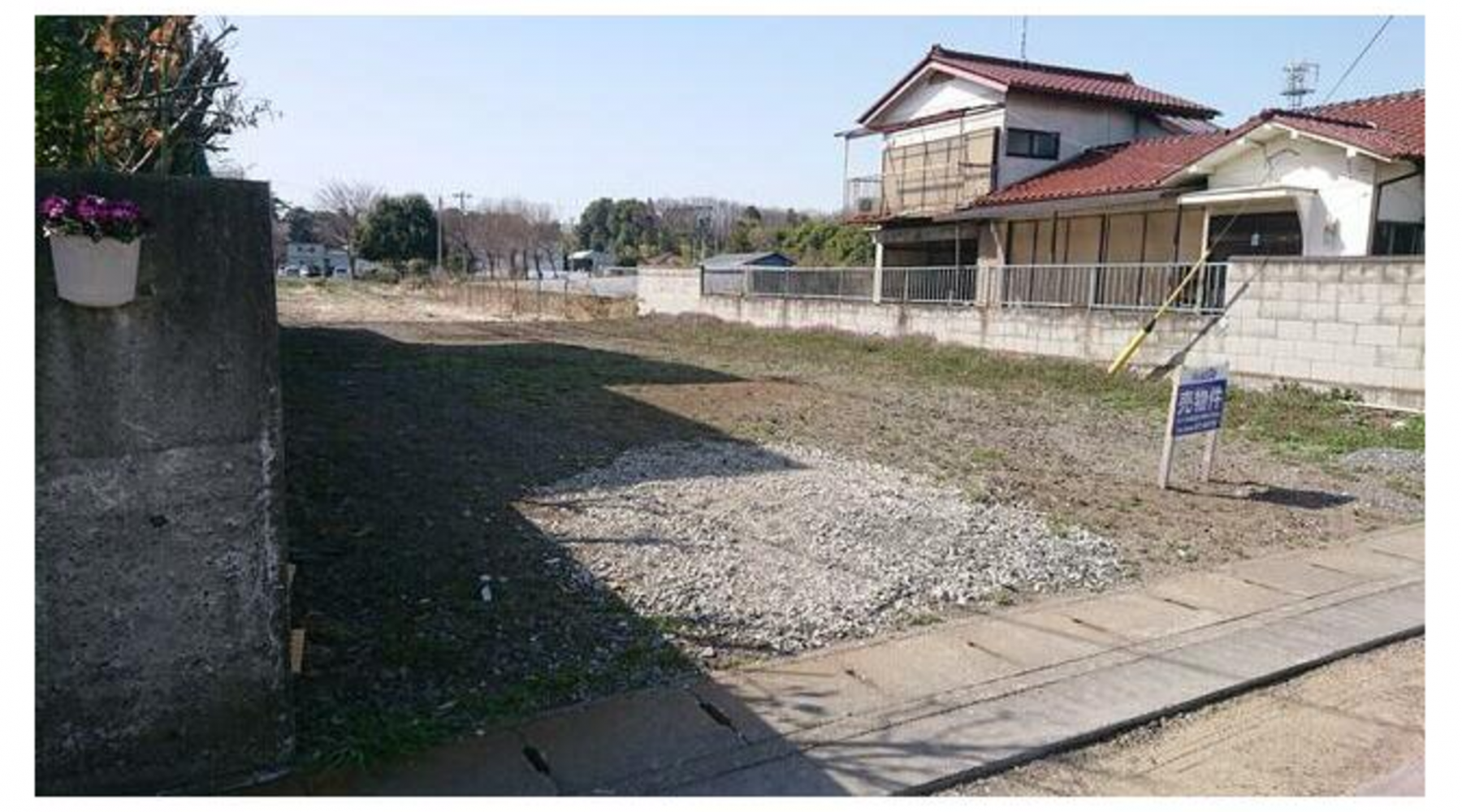 真岡市長田、土地の画像です