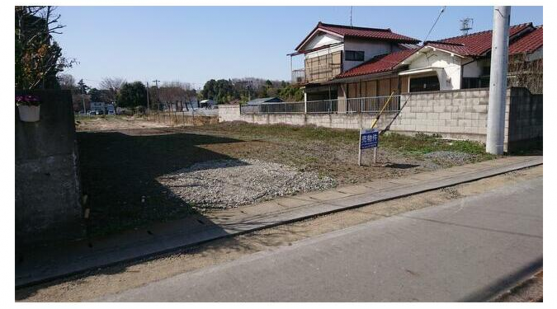 真岡市長田、土地の画像です