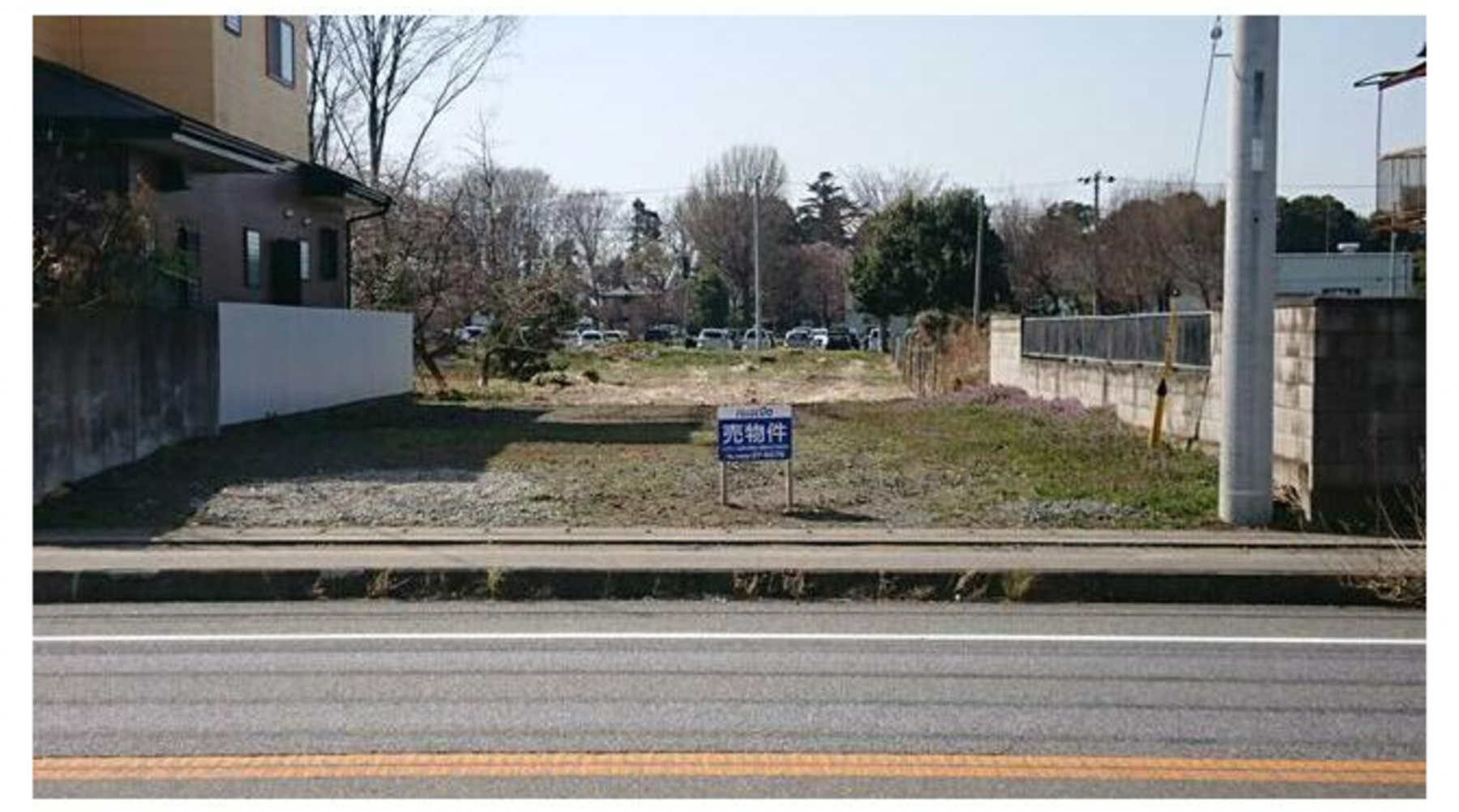 真岡市長田、土地の画像です