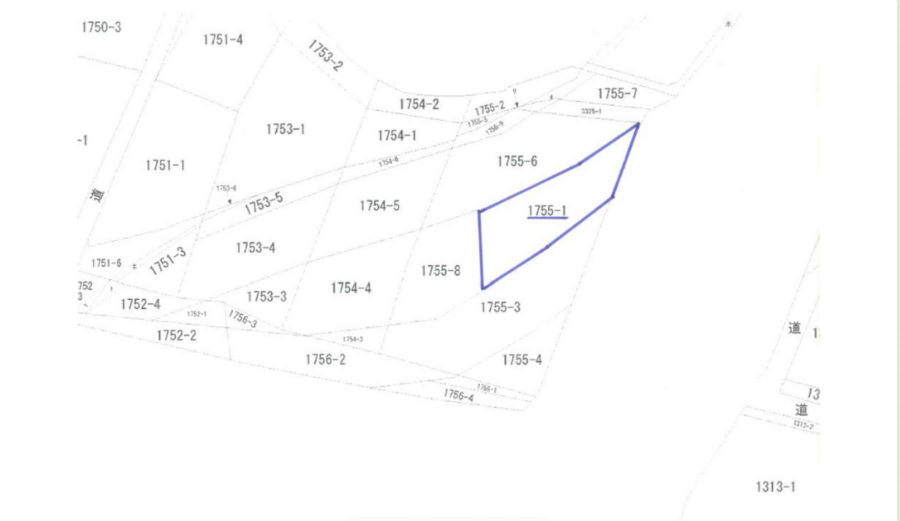 芳賀郡益子町大字大沢、土地の画像です