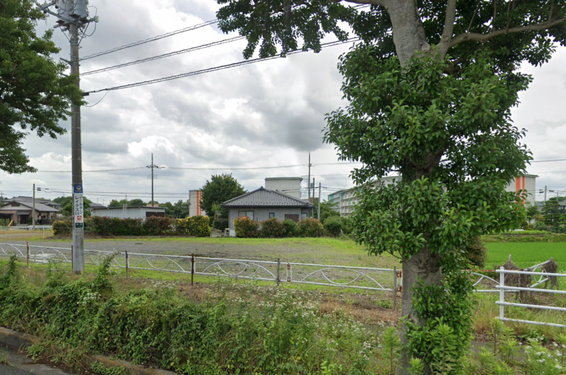 真岡市田町、土地の画像です
