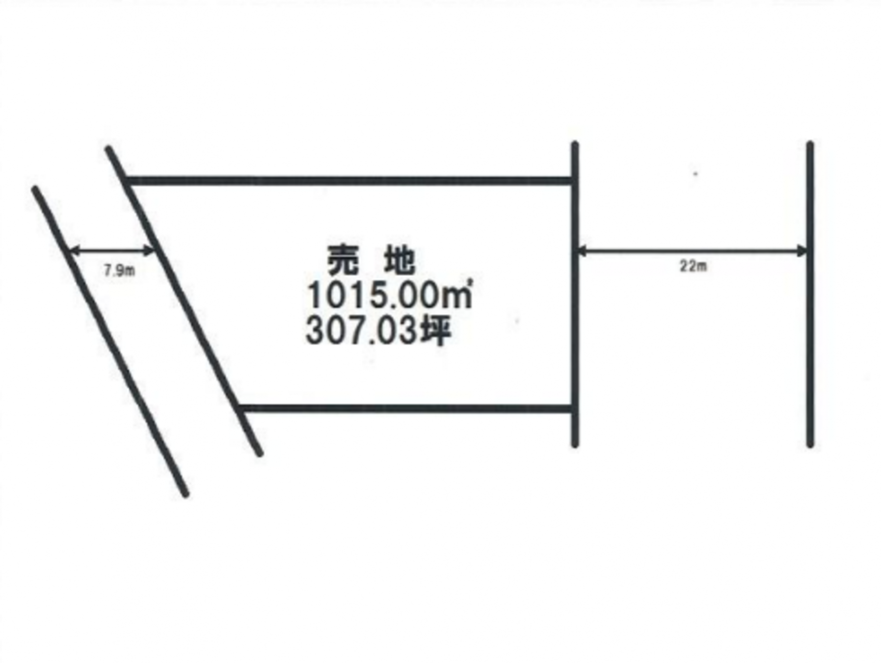 真岡市久下田西、土地の画像です