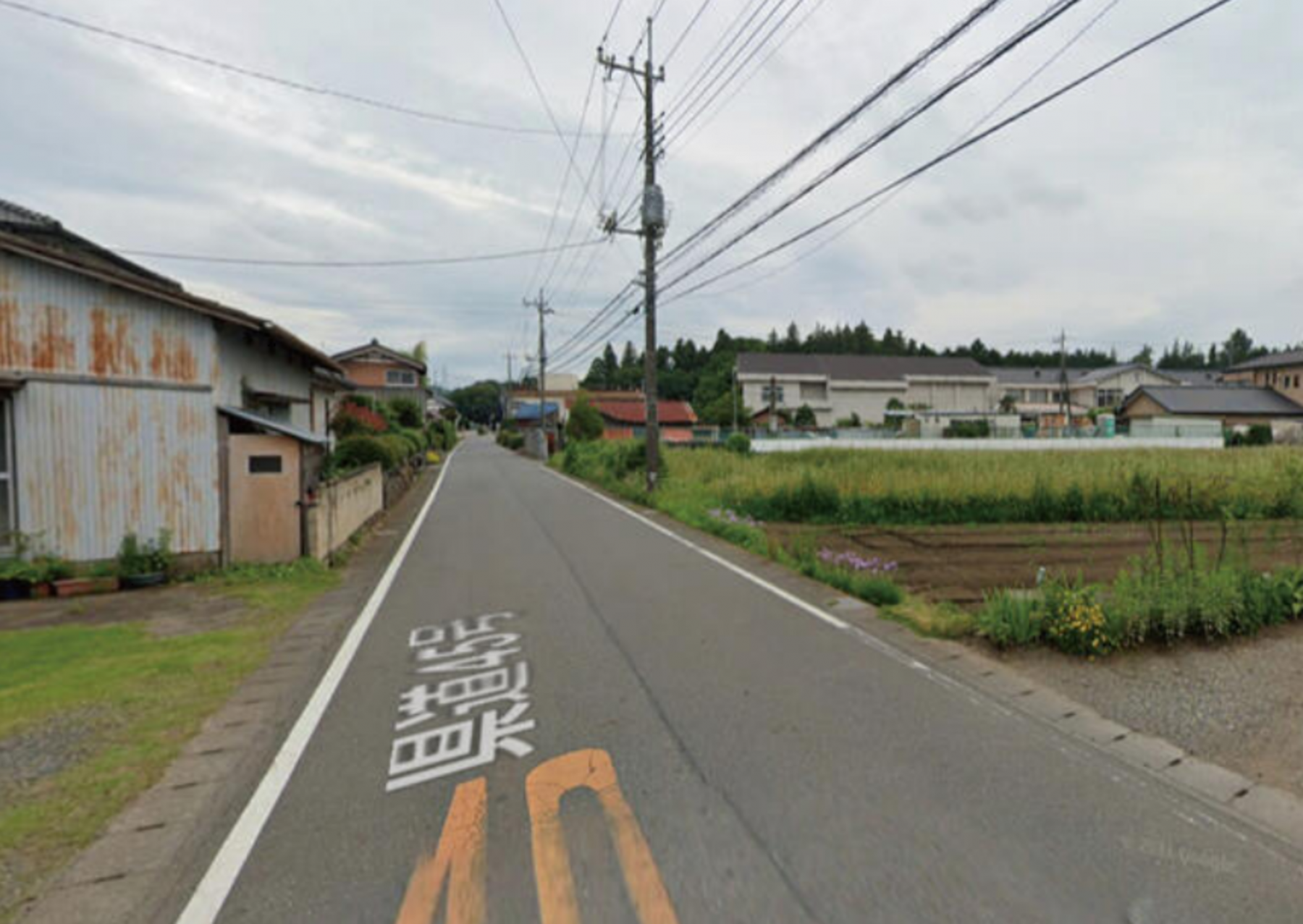 真岡市高田、土地の画像です