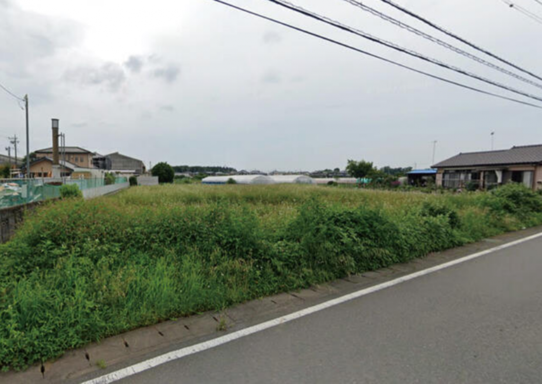 真岡市高田、土地の画像です