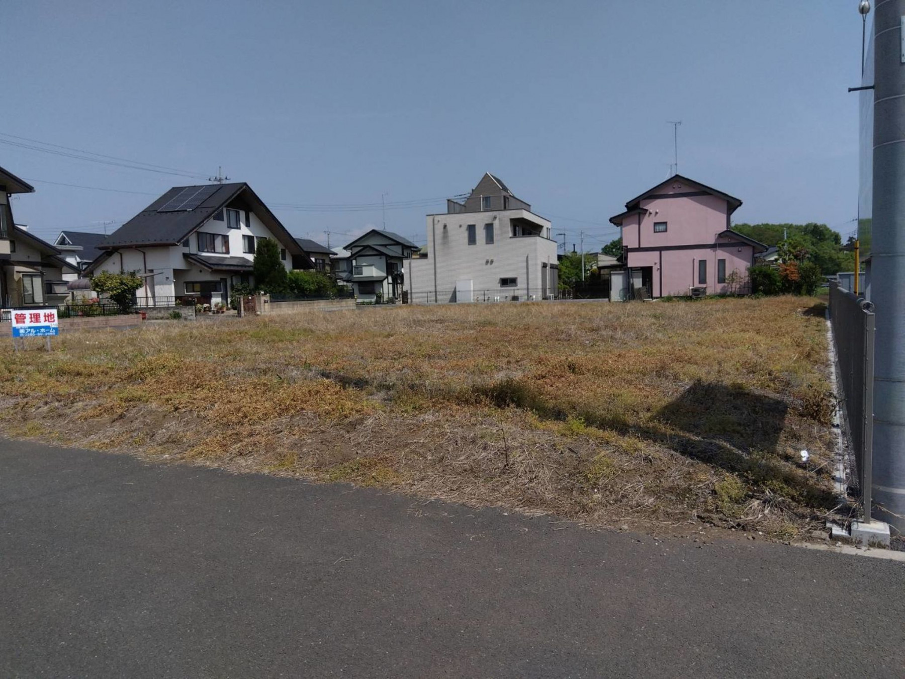 真岡市亀山、土地の画像です