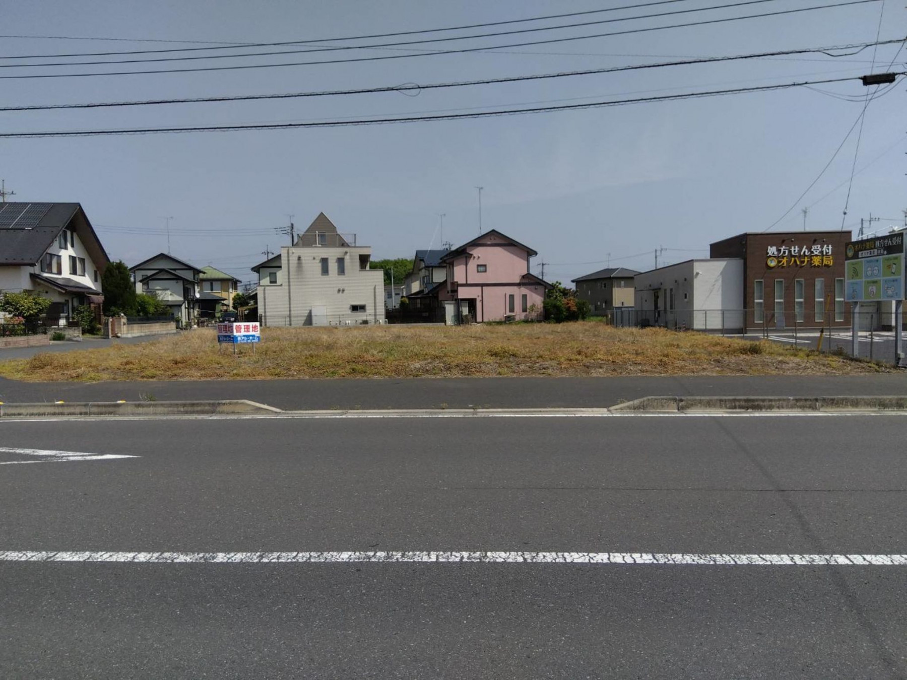 真岡市亀山、土地の画像です