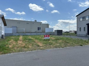 真岡市下籠谷、土地の画像です