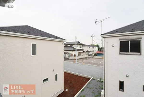 真岡市田町、新築一戸建てのバルコニー画像です