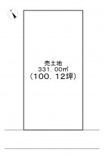 芳賀郡益子町大字七井、土地の間取り画像です