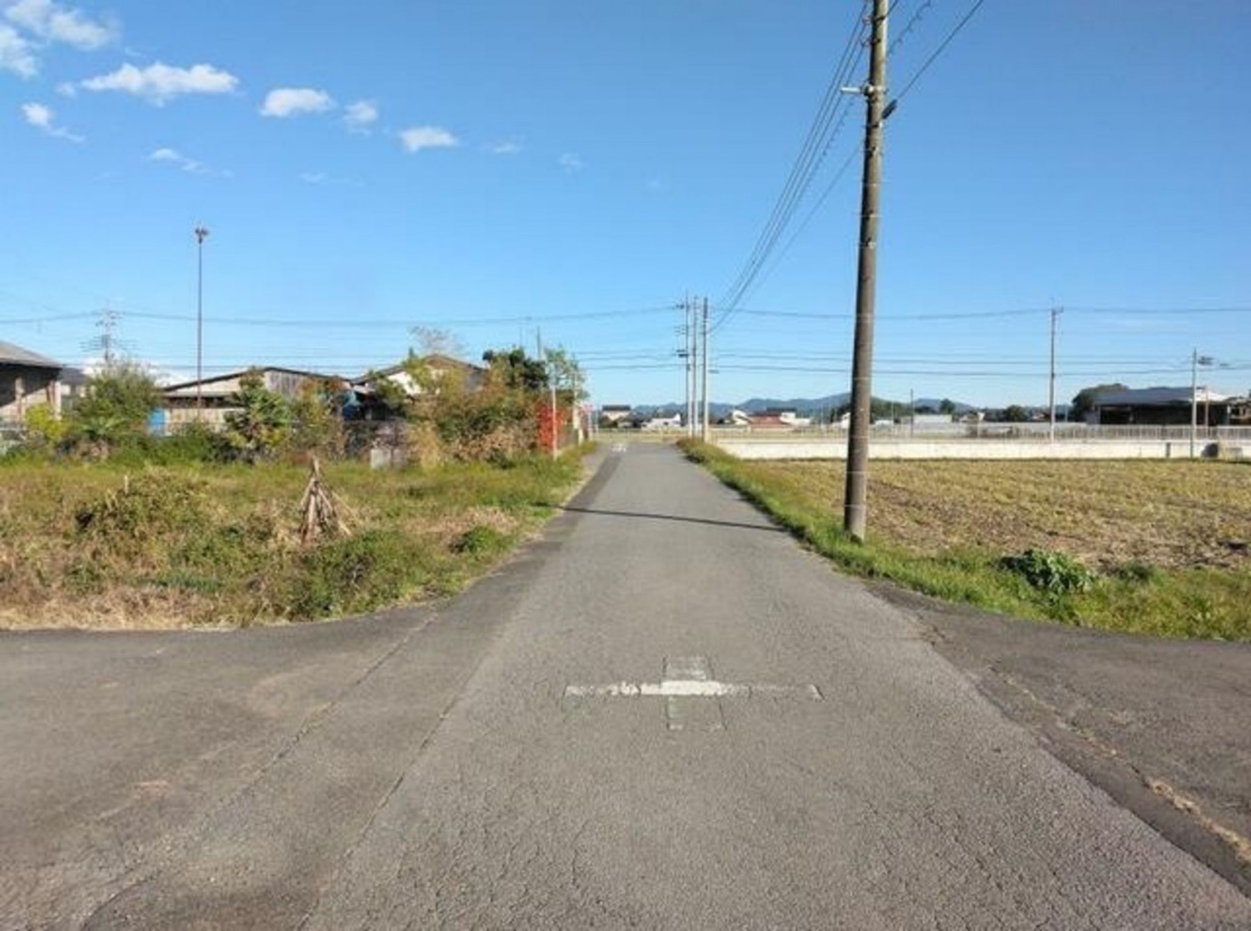 真岡市西郷、土地の画像です