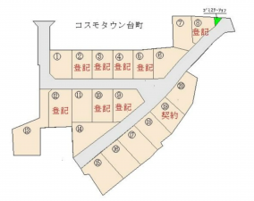 真岡市台町、土地の間取り画像です