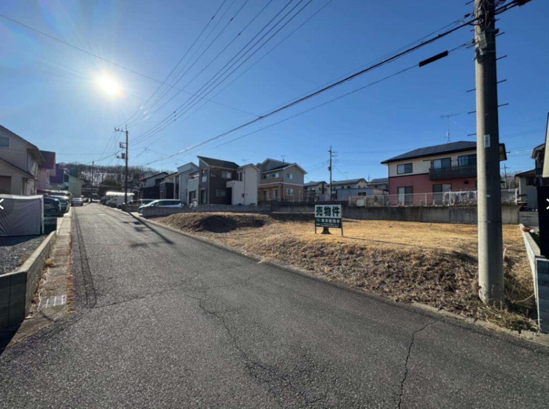 芳賀郡市貝町大字椎谷、土地の画像です