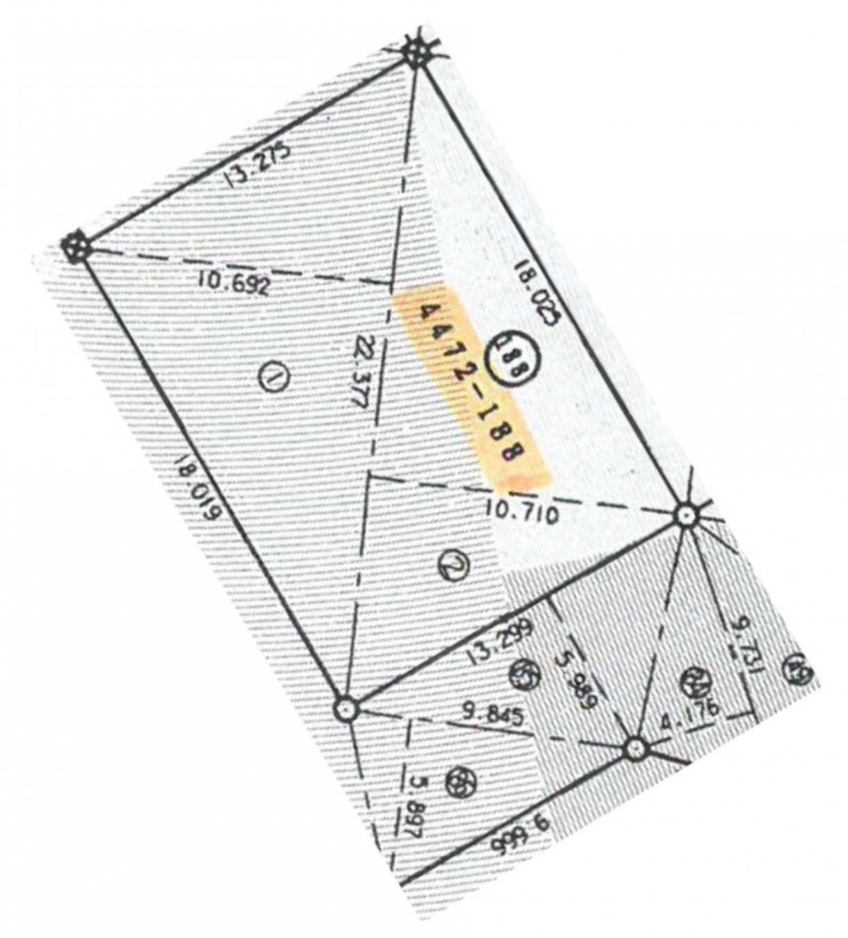 芳賀郡市貝町大字椎谷、土地の間取り画像です
