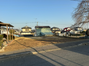 真岡市久下田西、土地の画像です