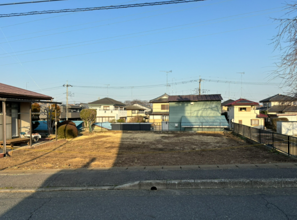 真岡市久下田西、土地の画像です