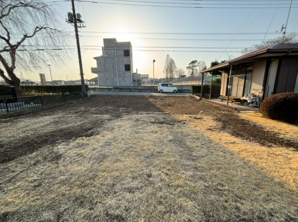 真岡市久下田西、土地の画像です