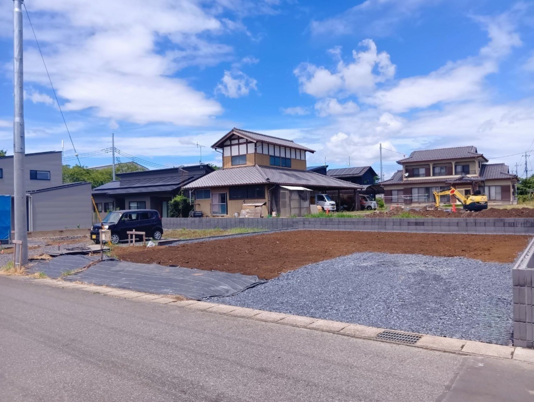 真岡市さくら、土地の画像です