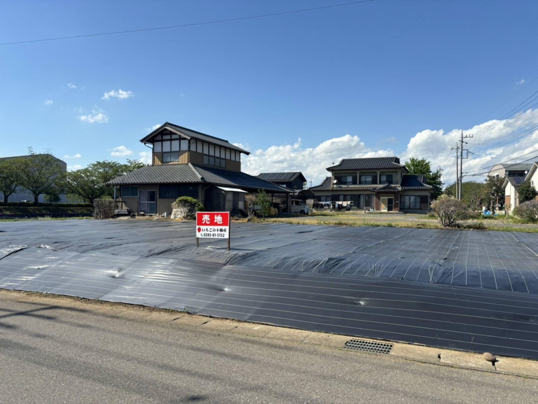 真岡市さくら、土地の画像です