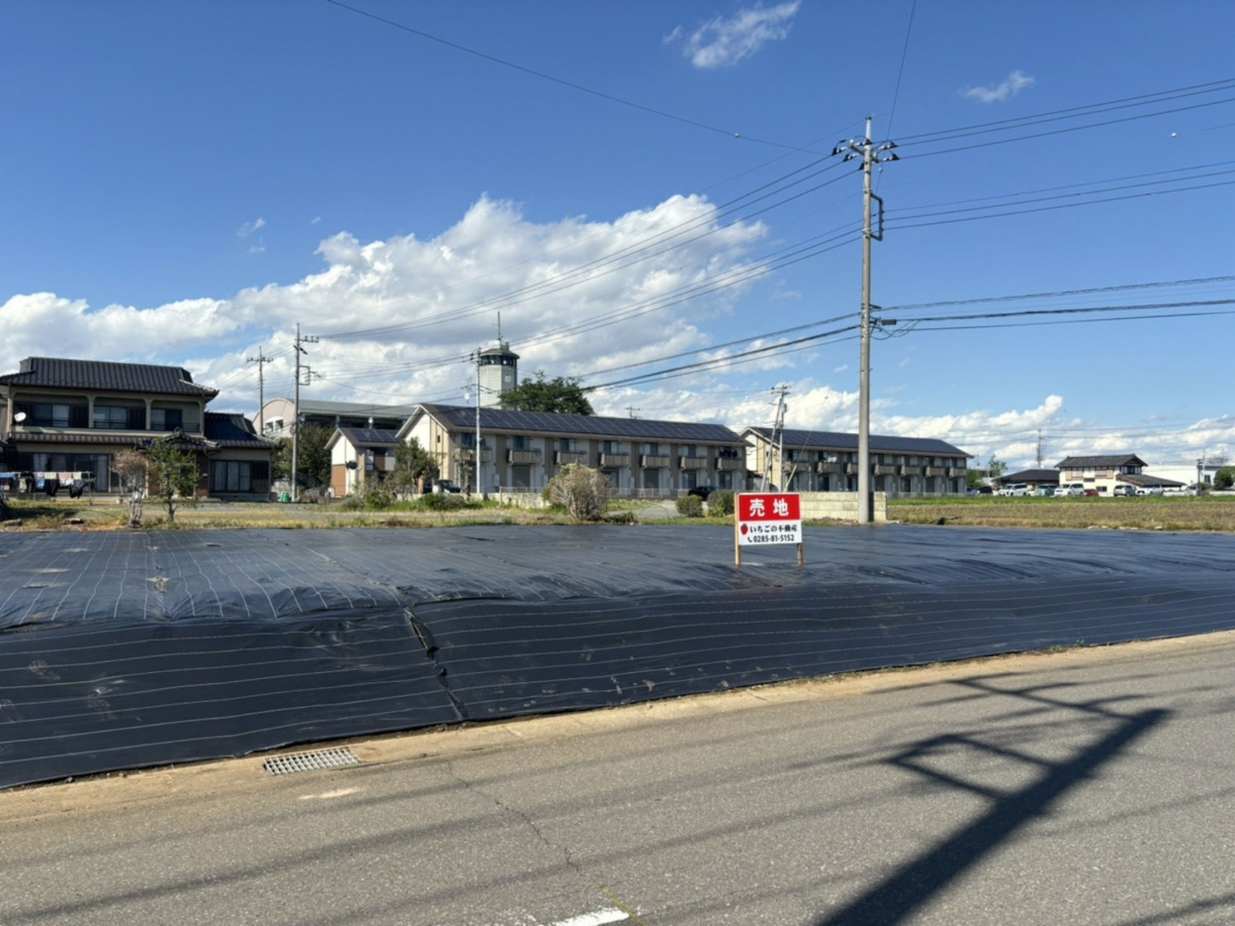 真岡市さくら、土地の画像です