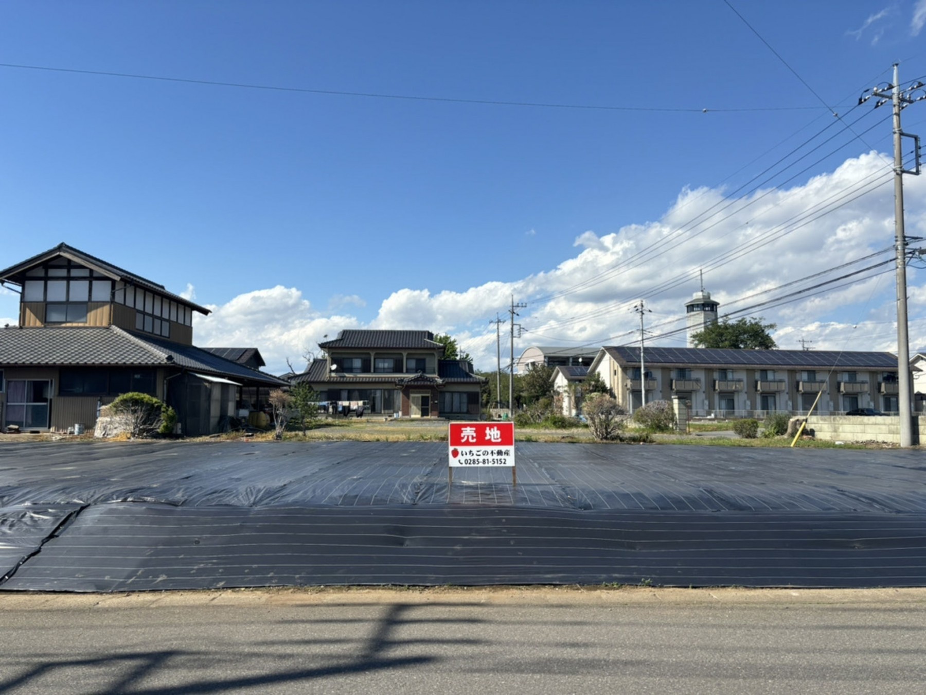 真岡市さくら、土地の画像です