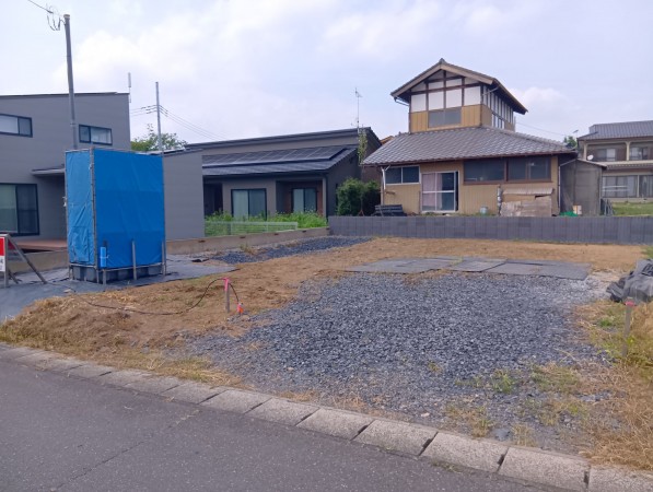 真岡市さくら、土地の画像です