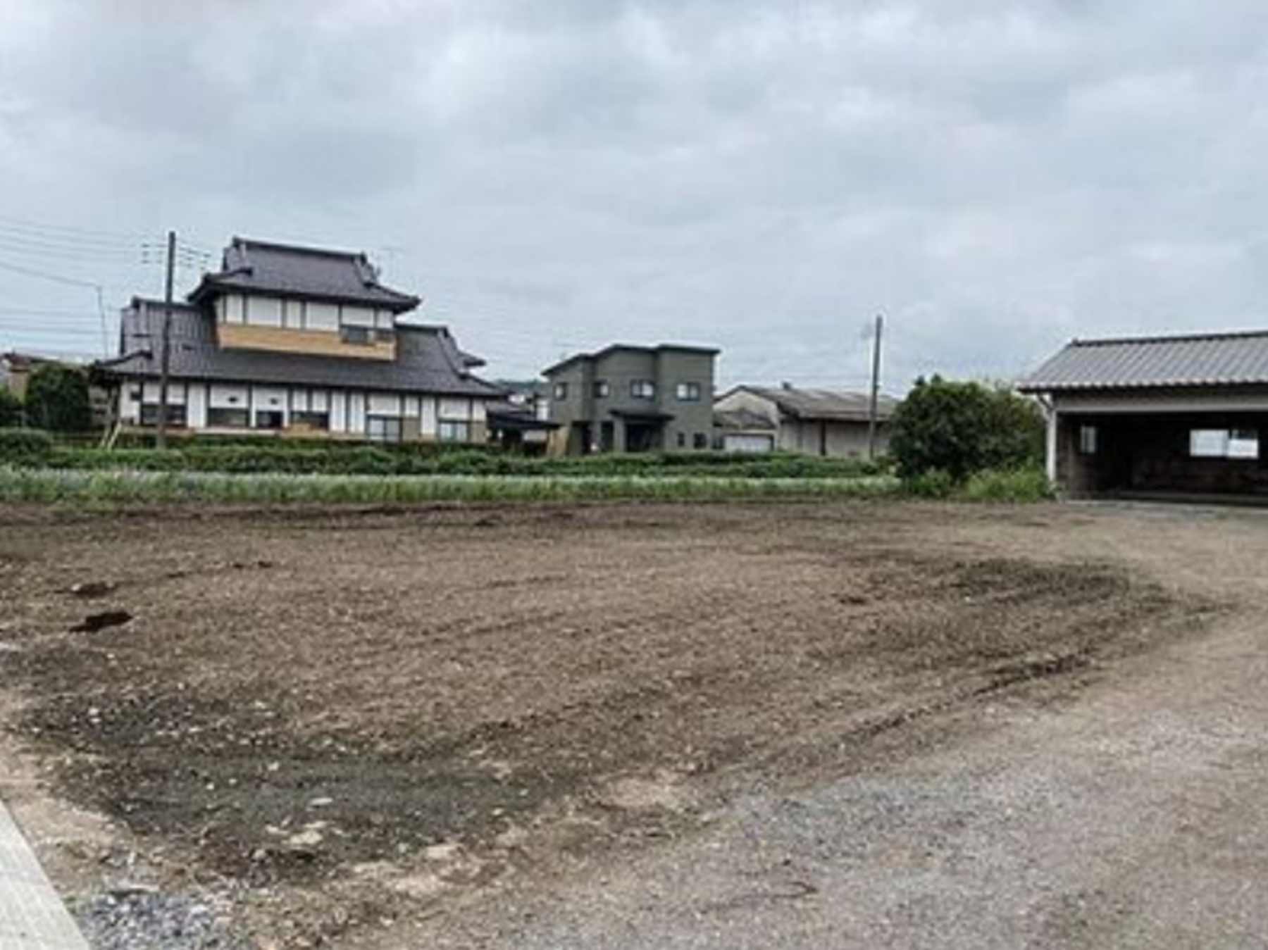 真岡市東大島、土地の画像です