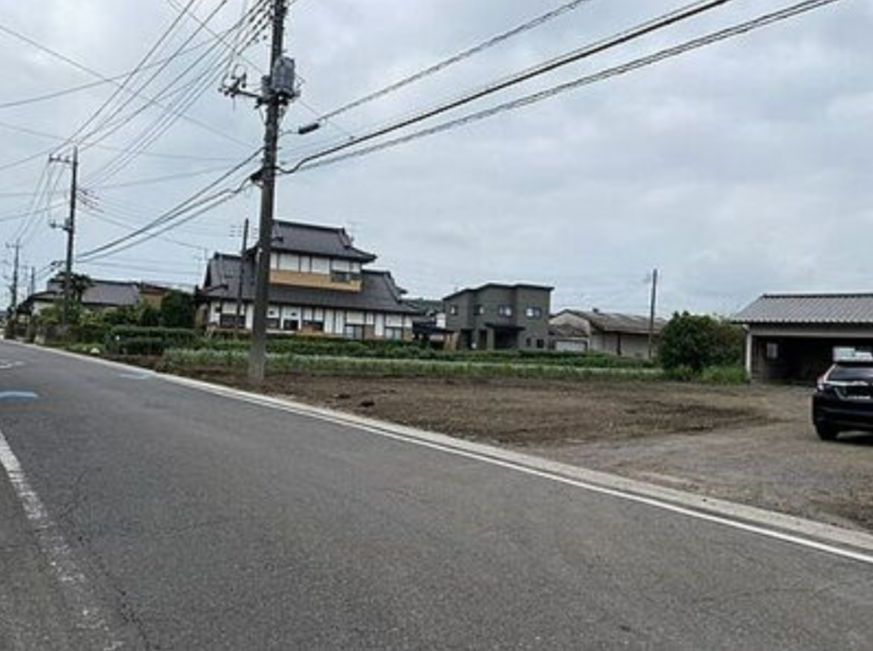 真岡市東大島、土地の画像です