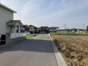 真岡市下鷺谷、土地の画像です