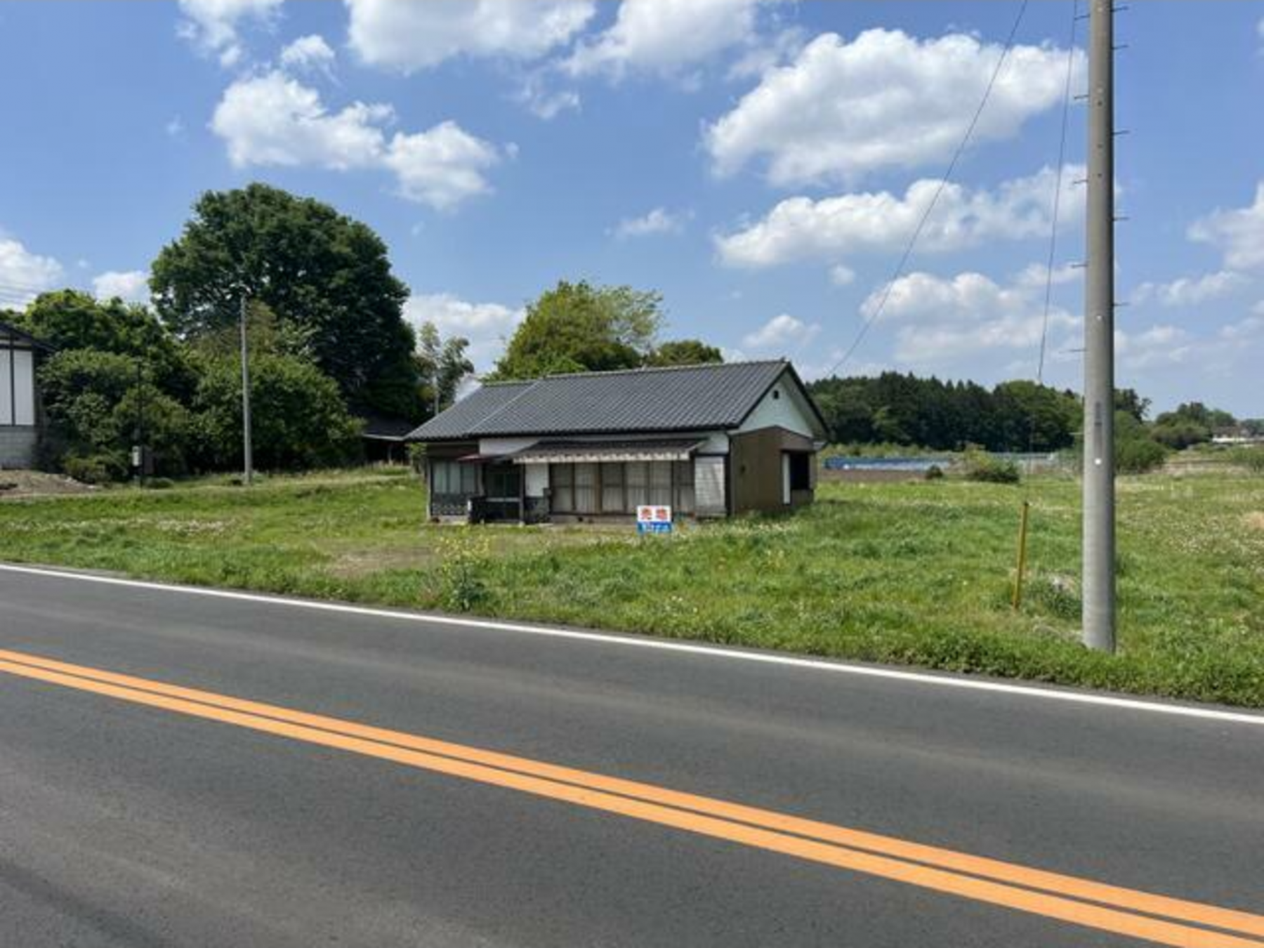 芳賀郡益子町大字塙、土地の画像です