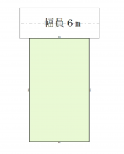 真岡市荒町、土地の間取り画像です