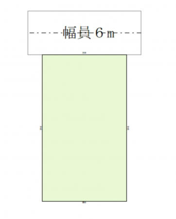 真岡市荒町、土地の間取り画像です