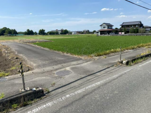 真岡市東沼、土地の画像です