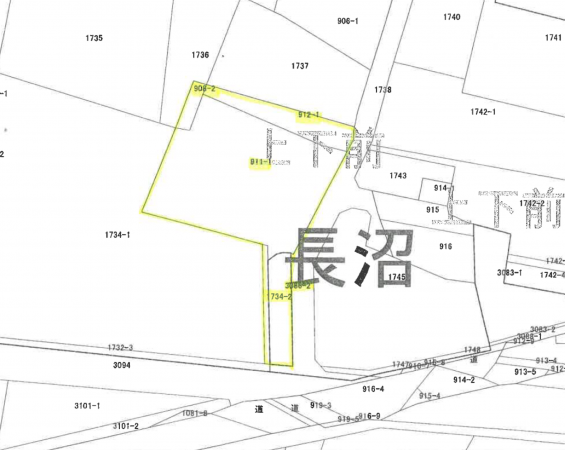 真岡市堀込、収益物件/倉庫の間取り画像です