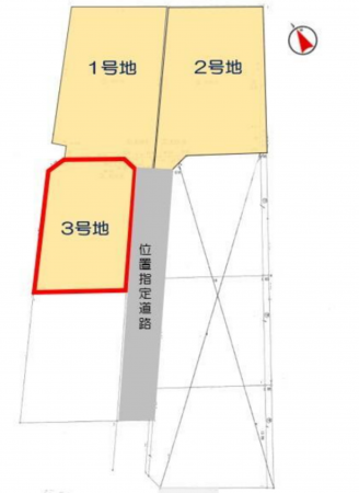 真岡市台町、土地の間取り画像です