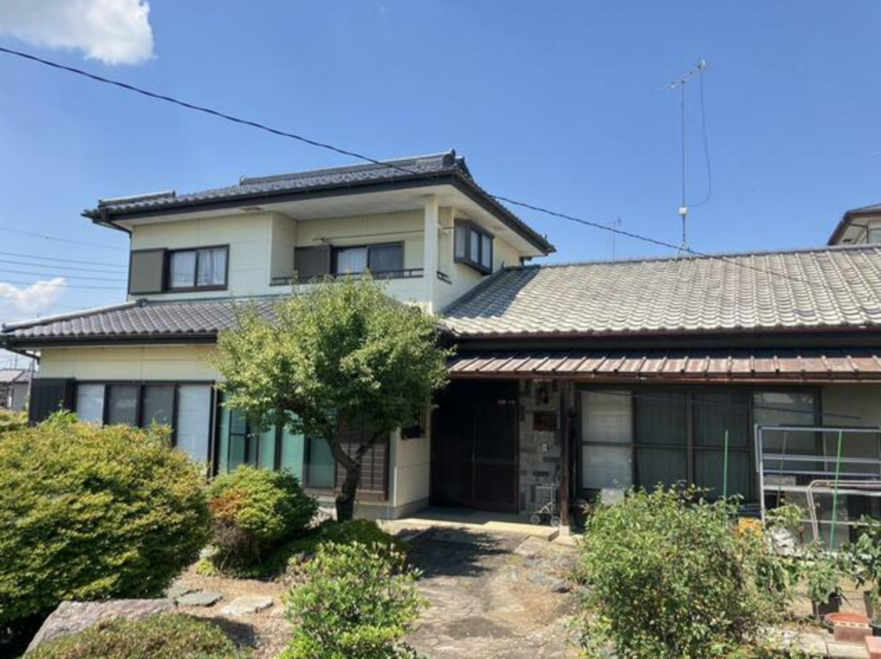 真岡市白布ケ丘、中古一戸建ての外観画像です