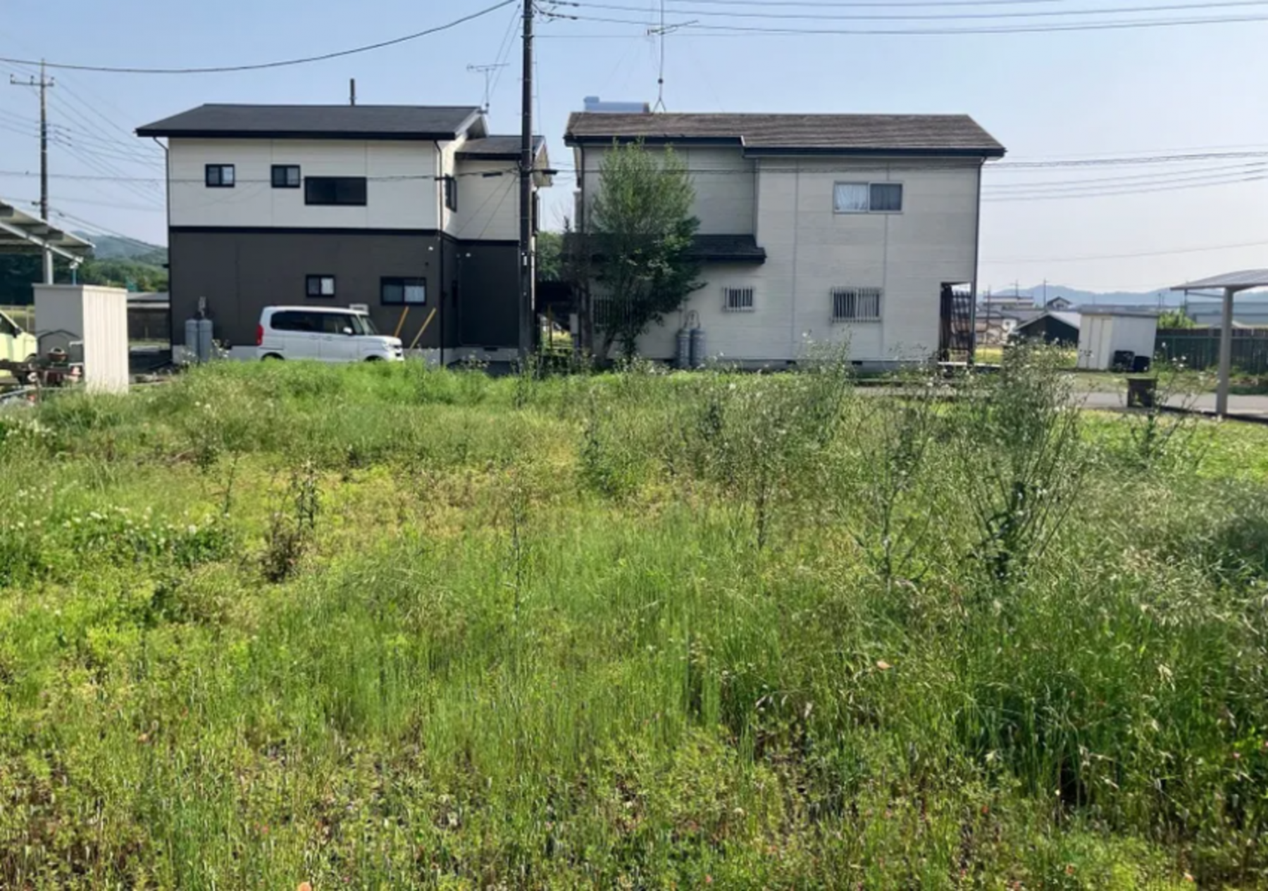 芳賀郡益子町大字前沢、土地の画像です