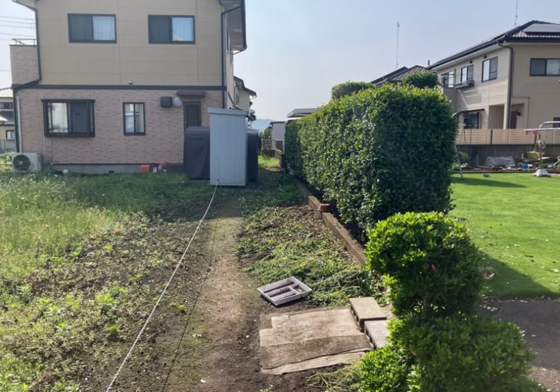 芳賀郡益子町大字前沢、土地の画像です