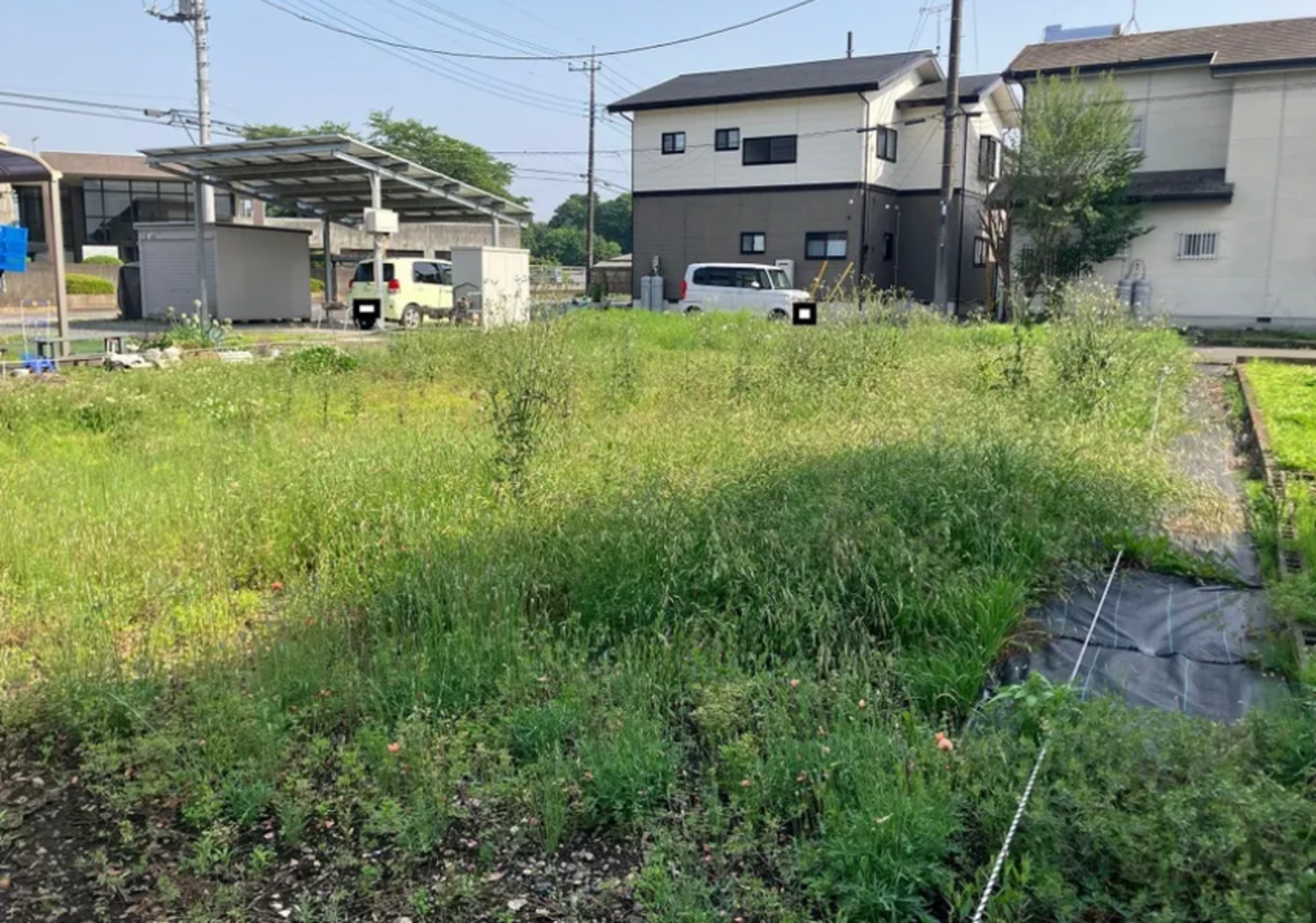 芳賀郡益子町大字前沢、土地の画像です