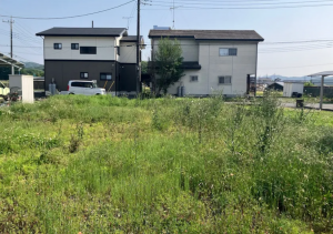芳賀郡益子町大字前沢、土地の画像です