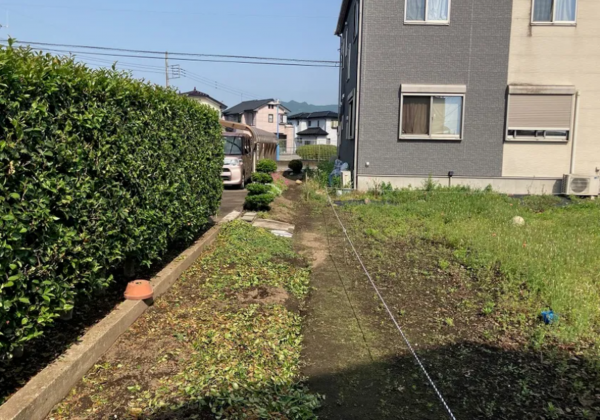芳賀郡益子町大字前沢、土地の画像です