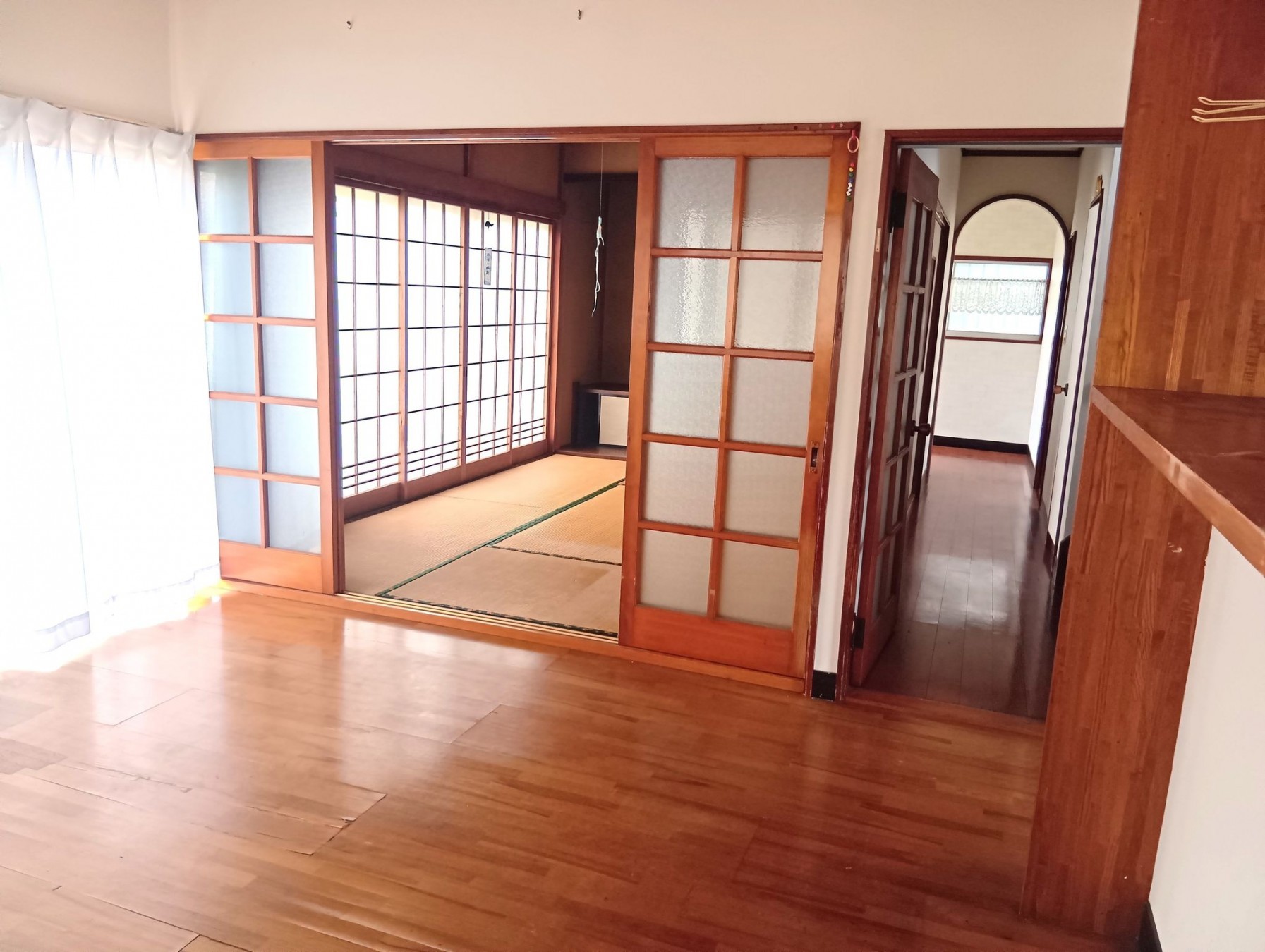 真岡市田町、中古一戸建ての居間画像です