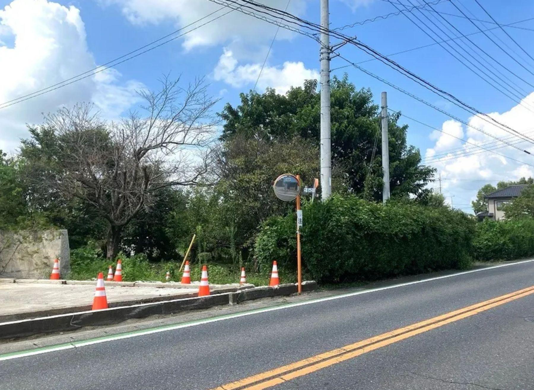 真岡市八條、土地の画像です