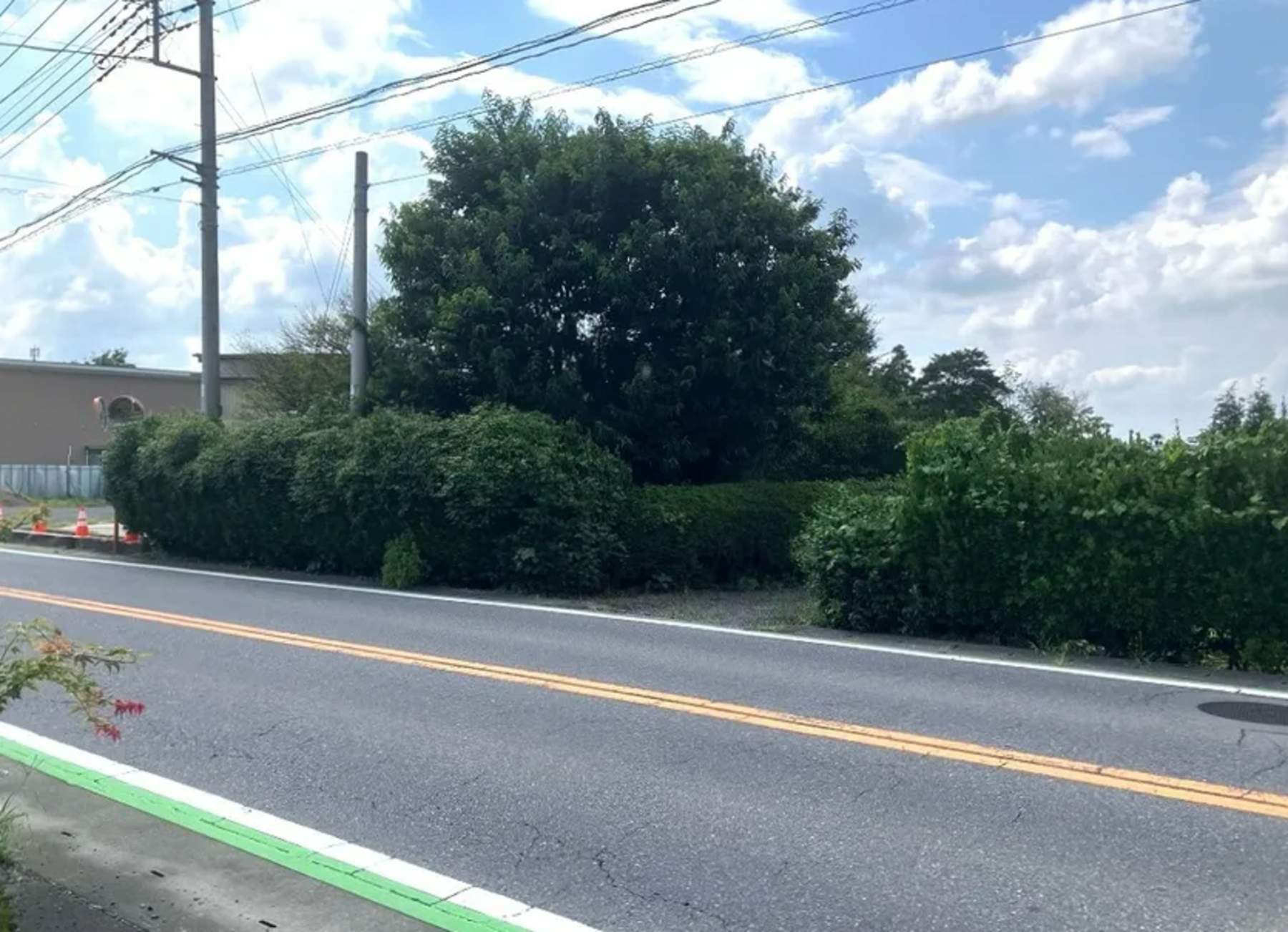 真岡市八條、土地の画像です