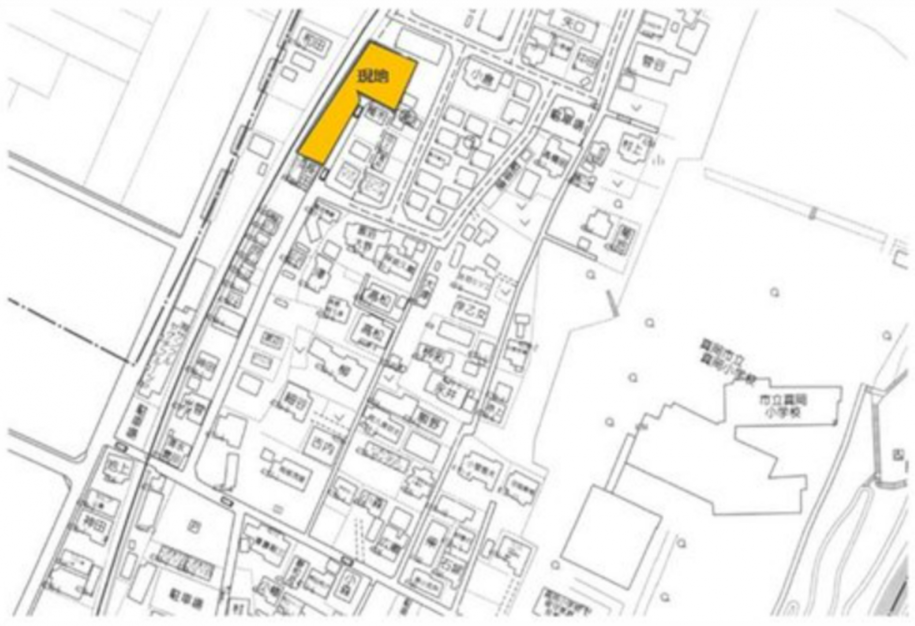 真岡市台町、土地の画像です