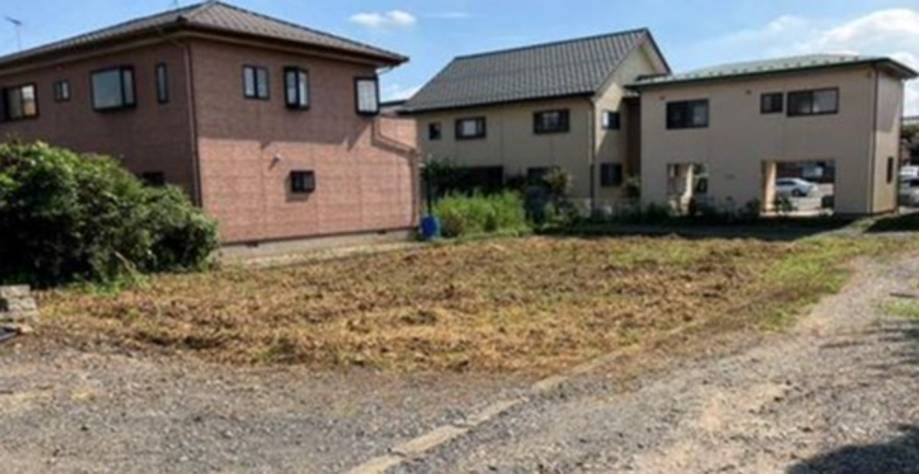 真岡市八木岡、土地の画像です