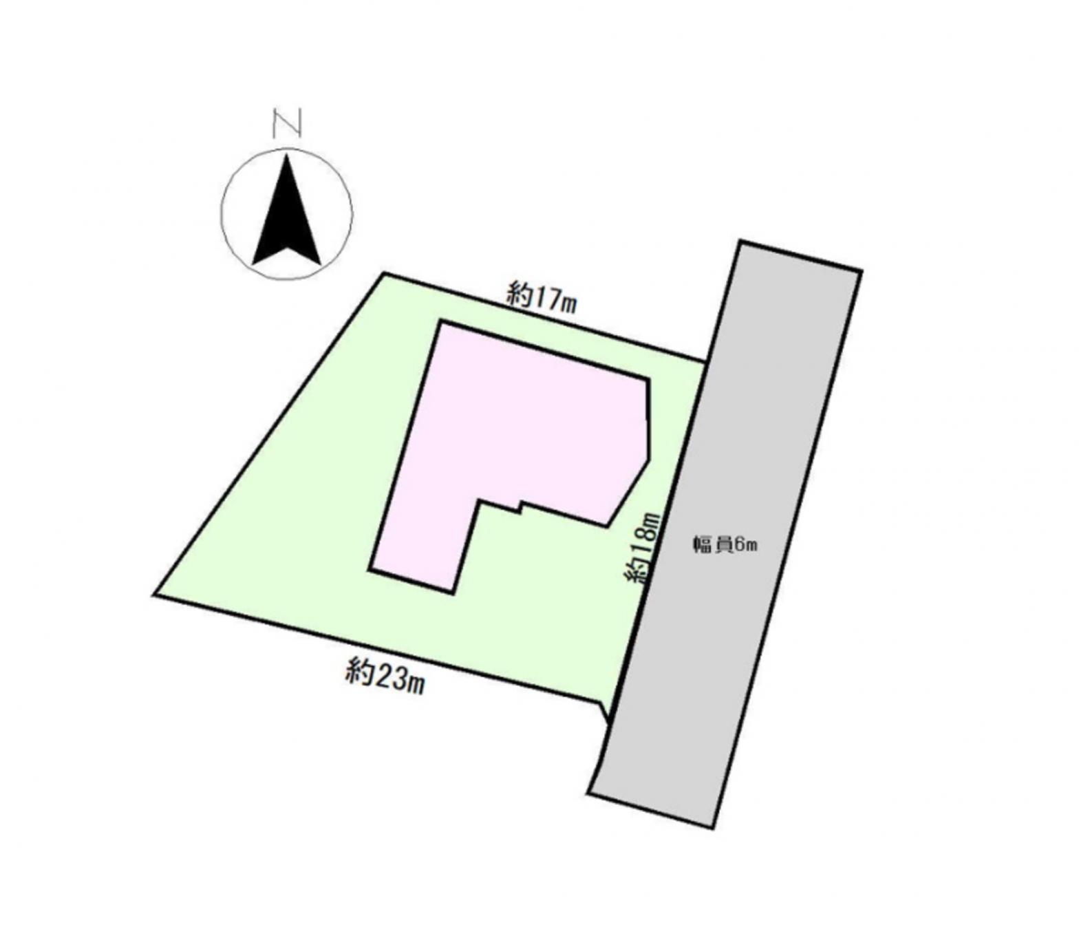 真岡市台町、中古一戸建ての間取り画像です