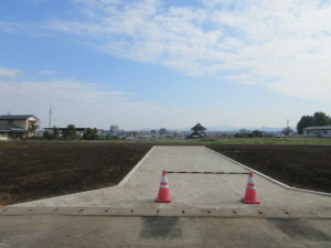 真岡市高勢町、土地の画像です