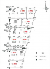 真岡市高勢町、土地の間取り画像です
